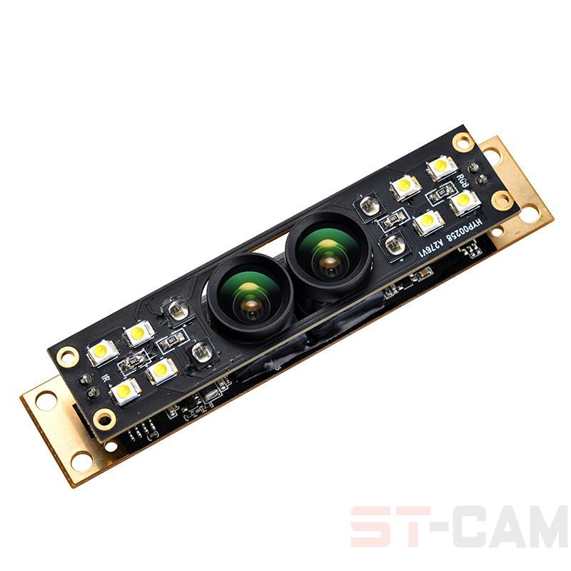 1080P Dual Lens Camera Module Face Recognition Fixed Focus